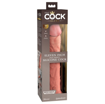 11" Dual Density Silicone Cock