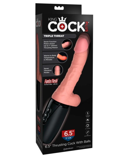 6.5“ Thrusting Cock with Balls