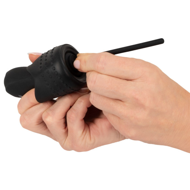 Glans Vibrator with 3 attachable Dilators