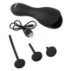 Glans Vibrator with 3 attachable Dilators