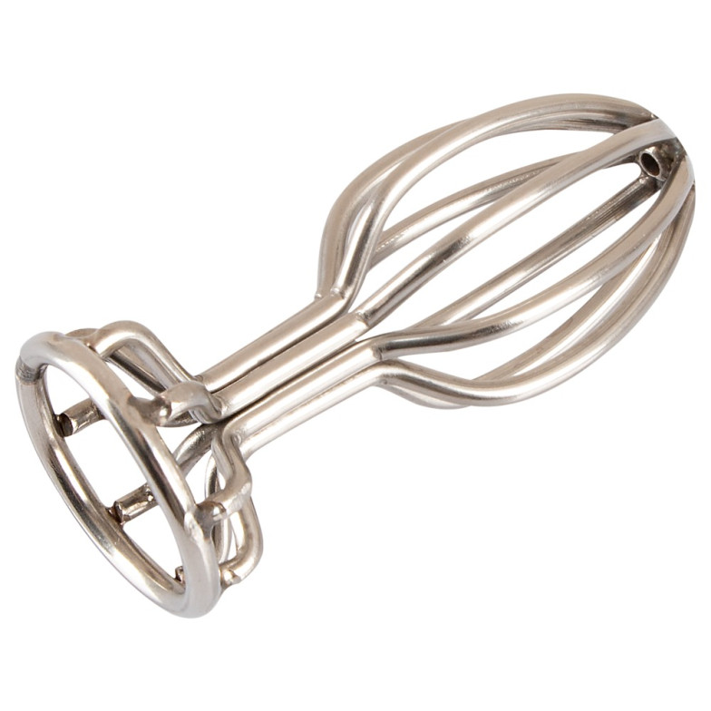 Metal Cage Butt Plug 6,8cm