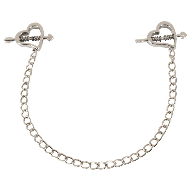Heart shaped nipple clamps