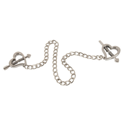 Heart shaped nipple clamps