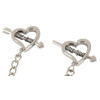 Heart shaped nipple clamps
