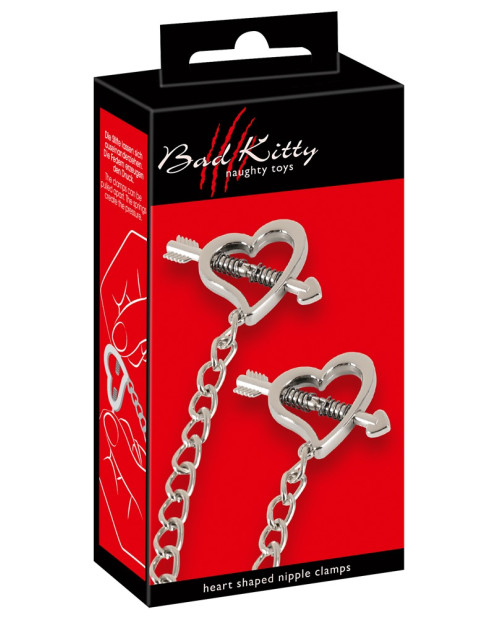 Heart shaped nipple clamps