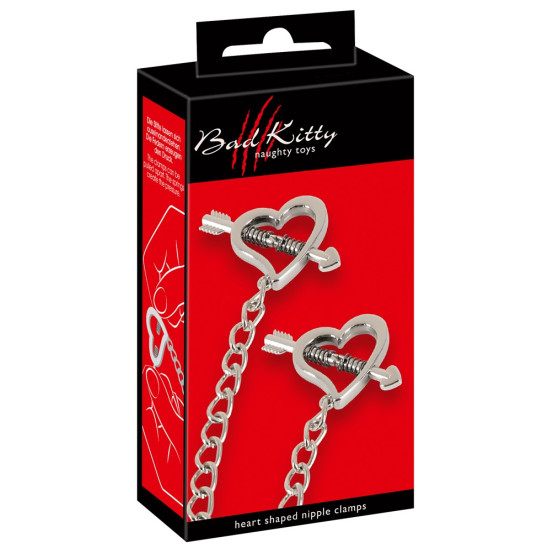 Heart shaped nipple clamps