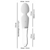 Wand LED Vibrator