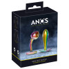 Metal Butt Plug Set in Rainbow Colours