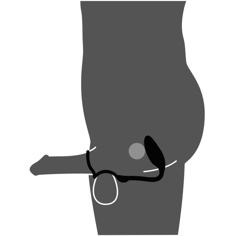 Cock and Ball Ring with RC Butt Plug