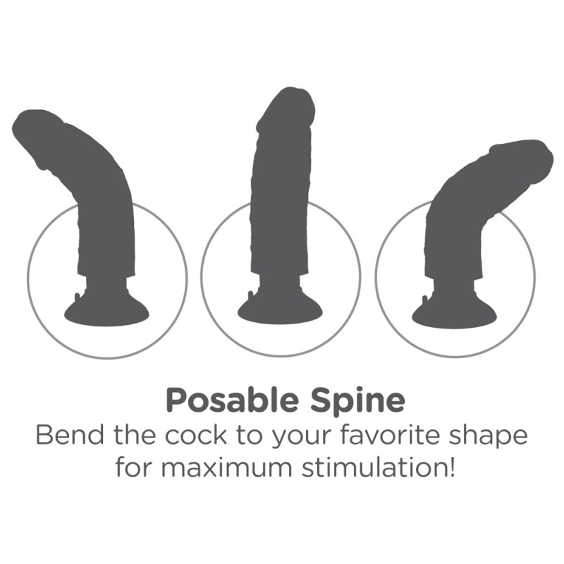 King Cock Vibr./with Balls 10” inch