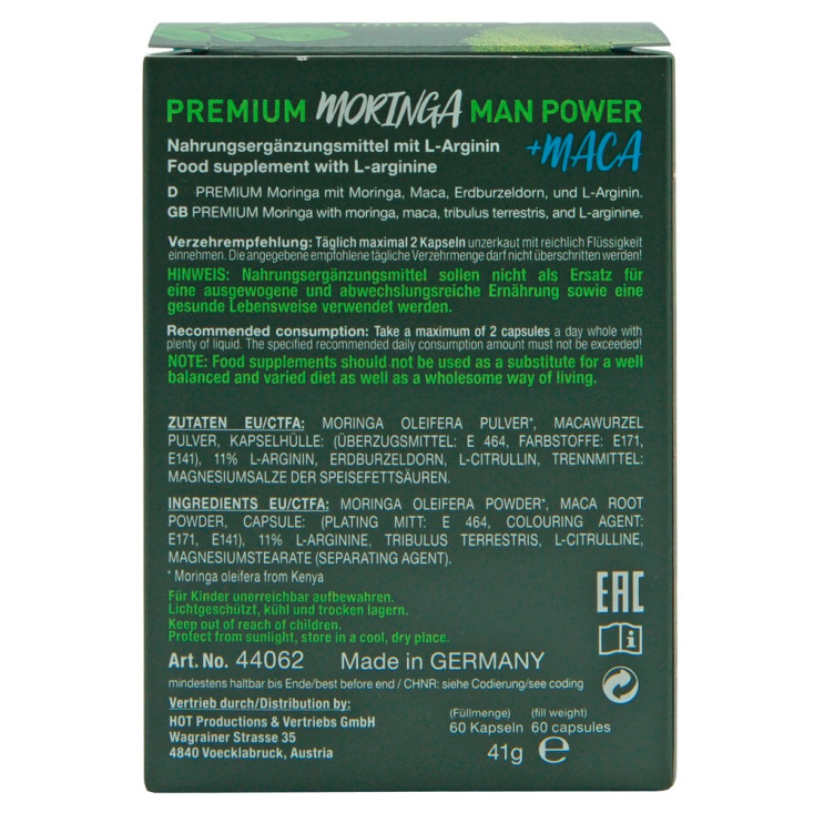 Pure Moringa + Maca Man Power