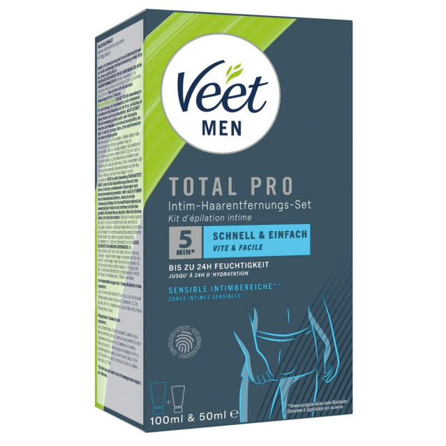 Men TOTAL PRO Intimate Hair Removal Set
