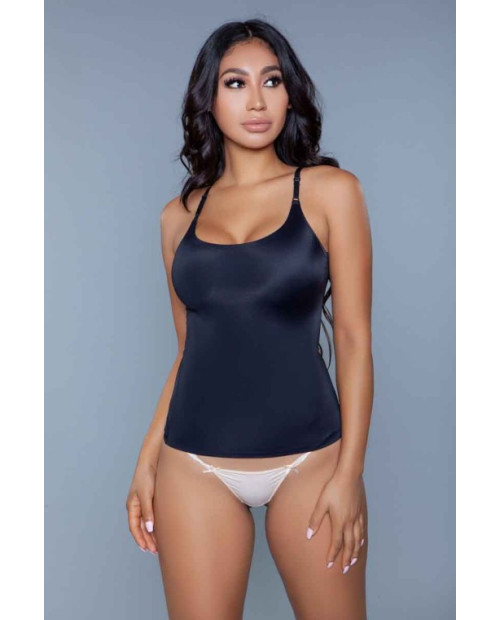 Black Seamless Body Shaper Top