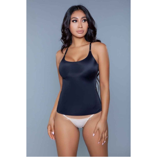Black Seamless Body Shaper Top