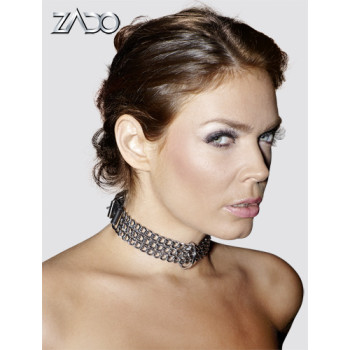 Chain Collar Leather Metal