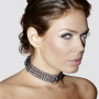Chain Collar Leather Metal
