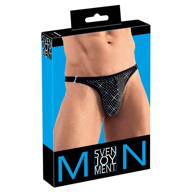 Svatur glitrandi herrastrengur