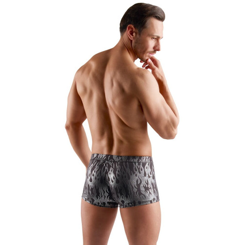 Silver and Black Pants