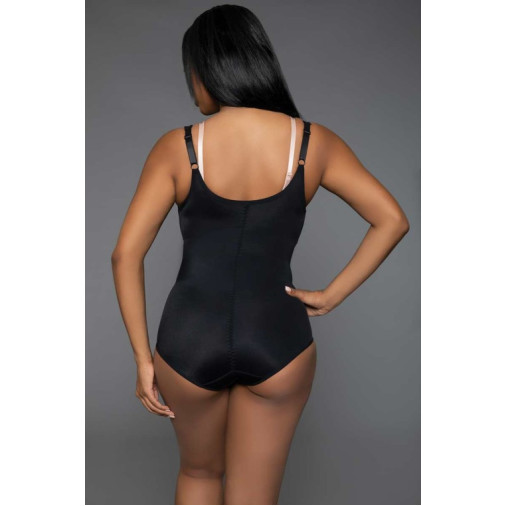 Black Jersey Knit Cami Set with Floral Lace Shorts