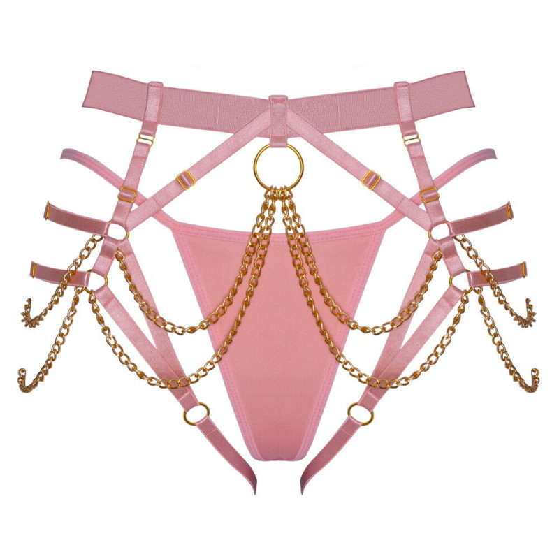 Pink Garter Set