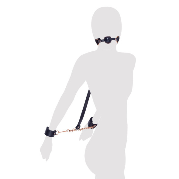 gag + cuffs