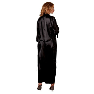 Kimono Svartur Síður
