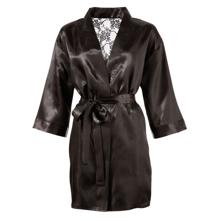 Kimono Svartur Styttri