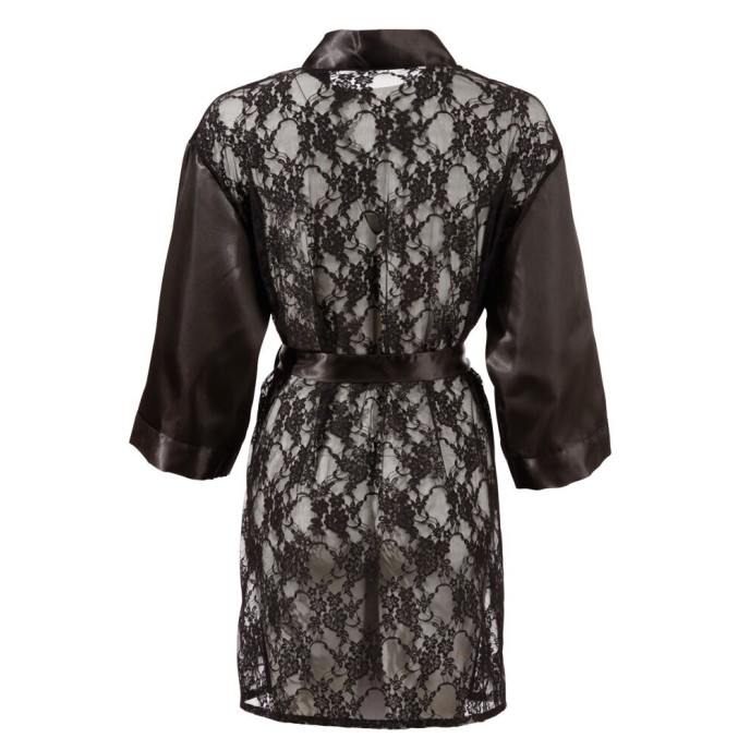 Kimono Svartur Styttri