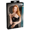 Vinyl Bustier with Buckle