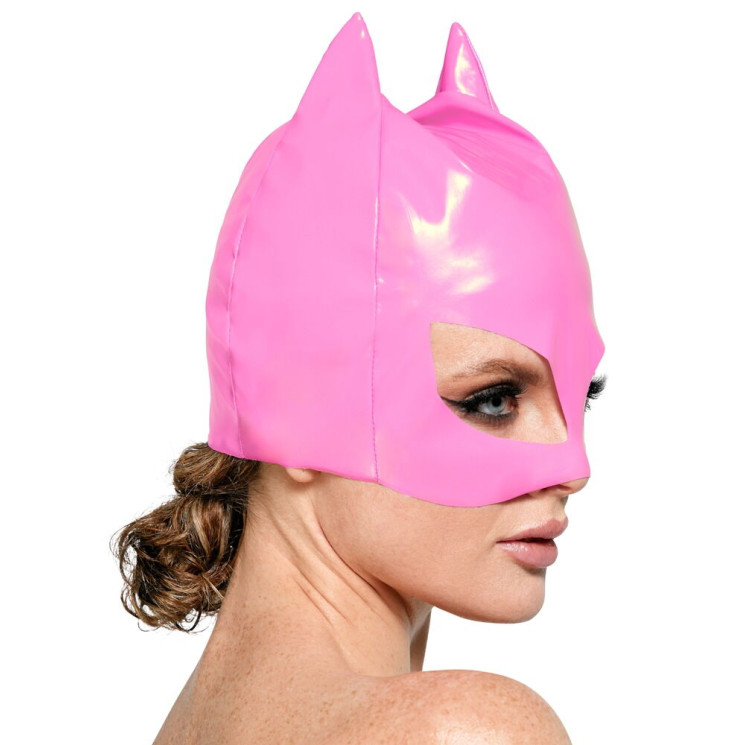 Vinyl Head Mask Pink
