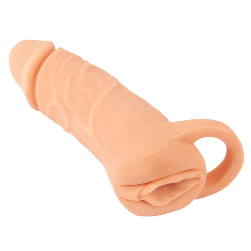 2in1 Extension + Masturbator 18.5cm
