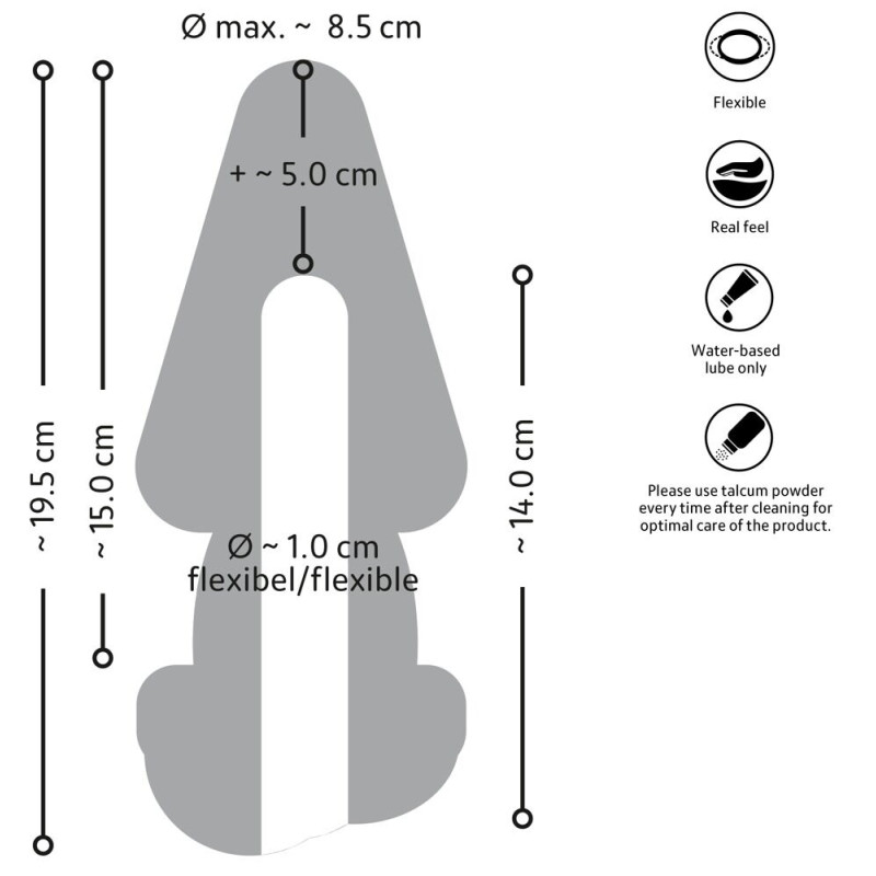 2in1 Butt Plug & Extension