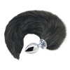 Black & White Fox Tail Small