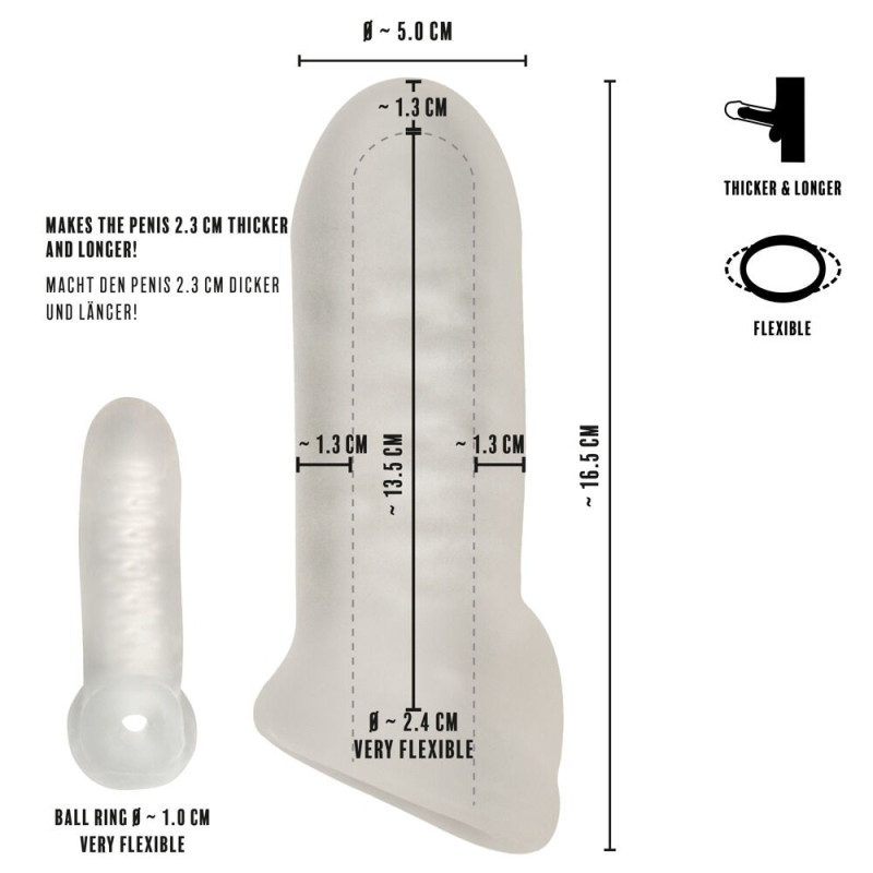 Thickening Sleeve with Ball Ring 16,5cm