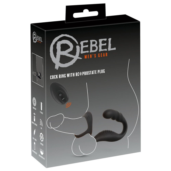 Cock Ring with RC Prostate Plug