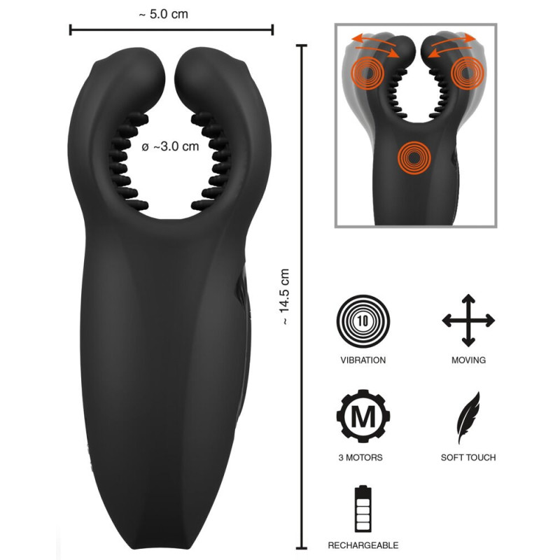 Man Wand with Vibration and Moving Wings