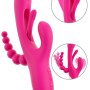 Triple Vibe With Flicking Tongue