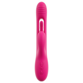 Triple Vibe With Flicking Tongue