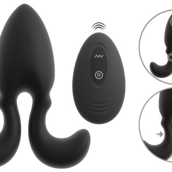 RC Vibrating Butt Plug with Flexible Arms