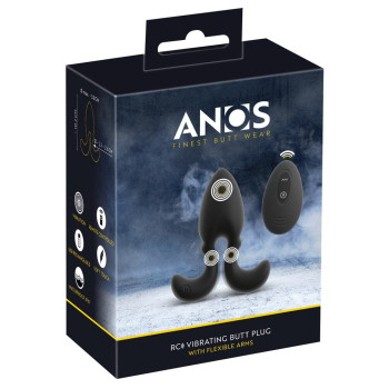 RC Vibrating Butt Plug with Flexible Arms