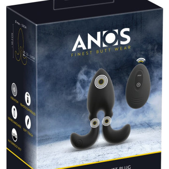 RC Vibrating Butt Plug with Flexible Arms