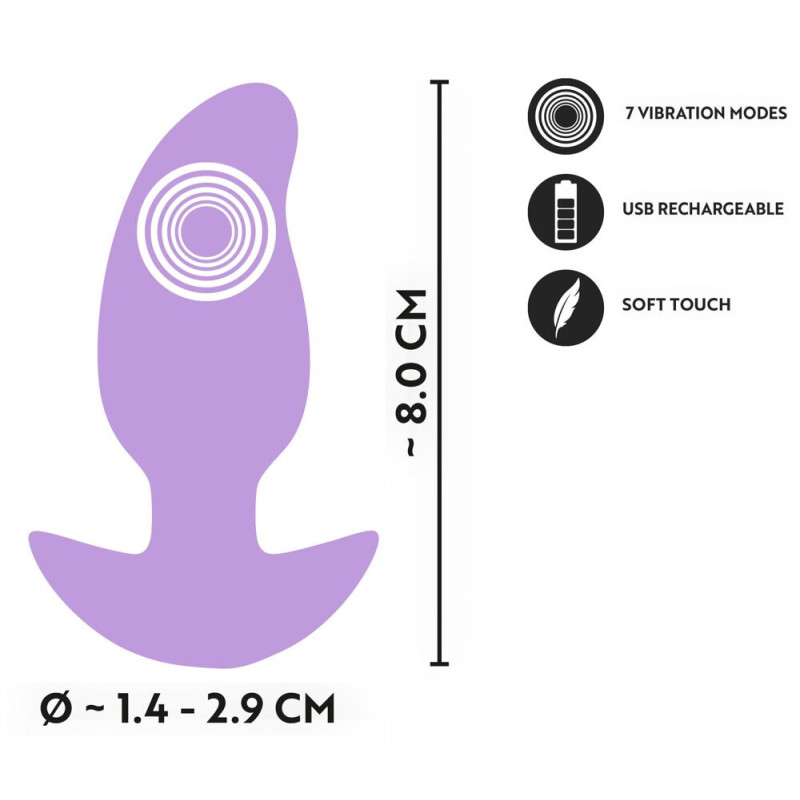 Vibrating Mini Butt Plug