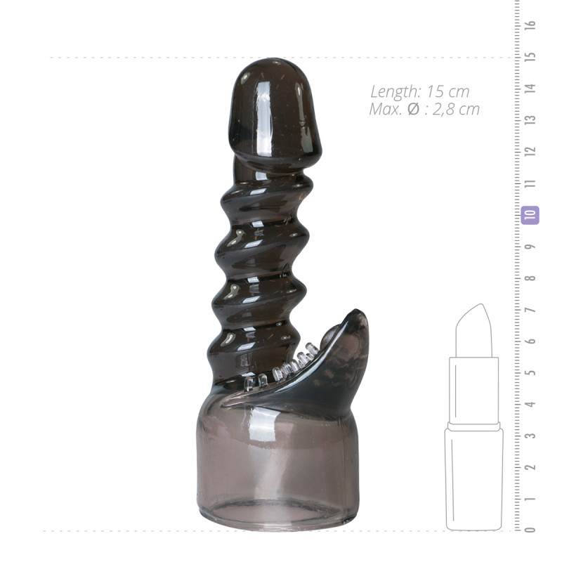 Easytoys Spiral Wand Attachment – Black