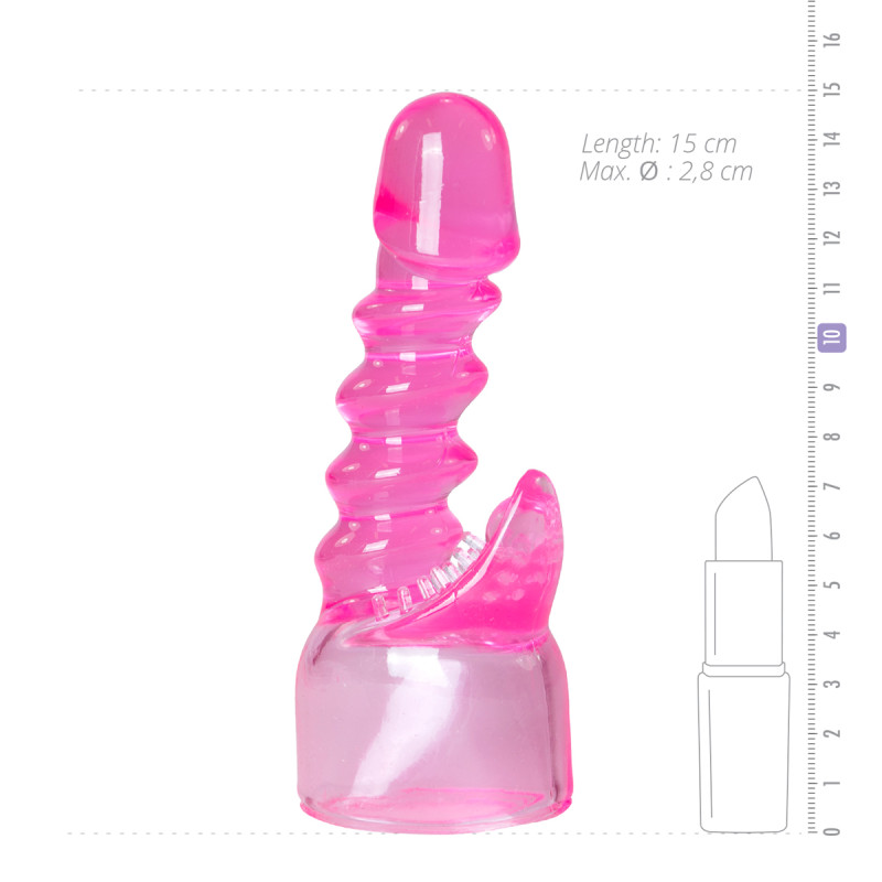 Easytoys Spiral Wand Attachment – Pink