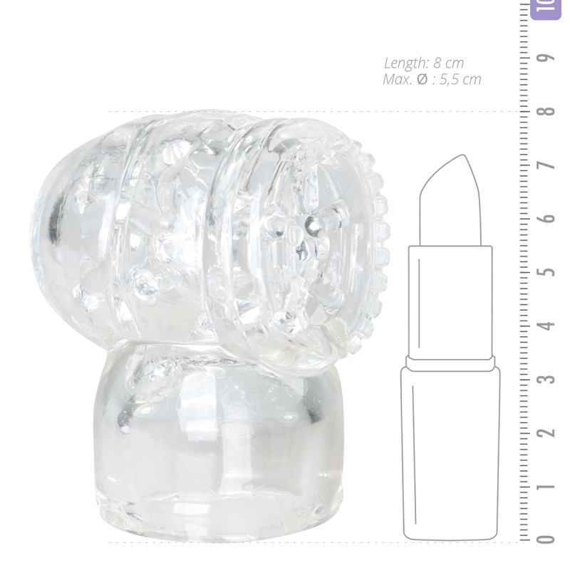 Easytoys Wand Attachment For Men – Clear