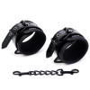  Adjustable Ankle Cuffs Sapphire Vegan Leather