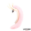  Anal Plug with Fox Tail Pink 40 cm
