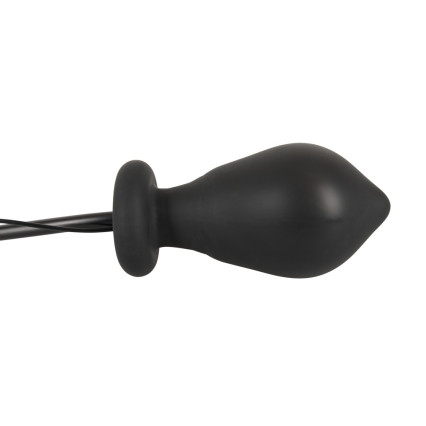 Inflatable vibrating butt plug