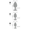 ANOS Metal Butt Plug Set Diamo