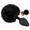 Fluffy Tail Black M
